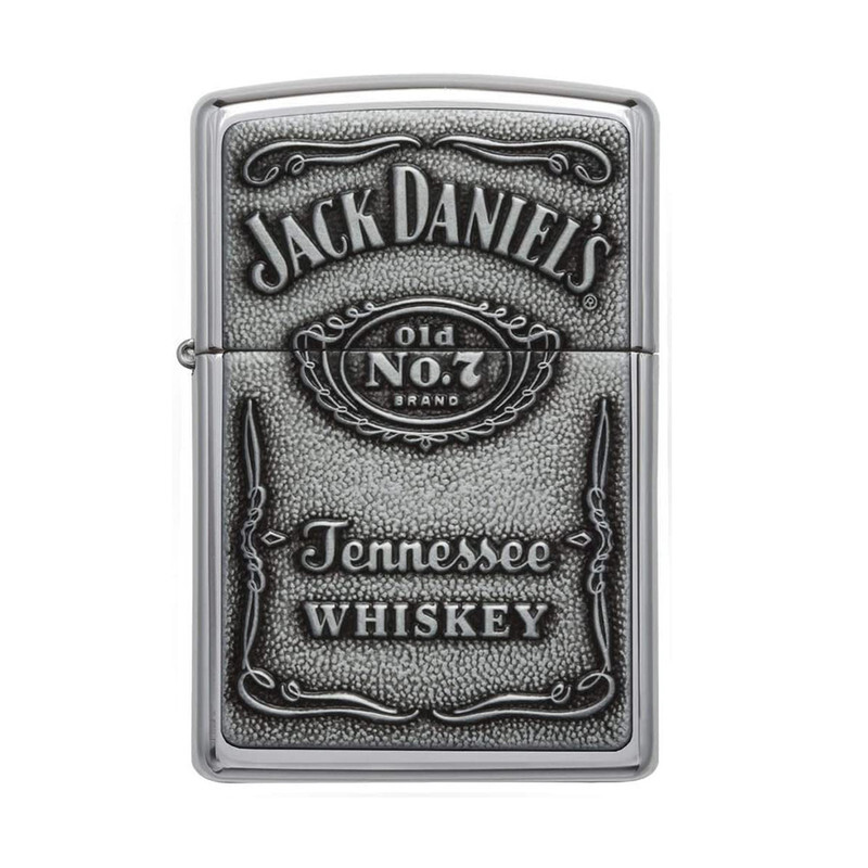 

Zippo Windproof Metal Jack Daniel's Classic Lighter Refillable