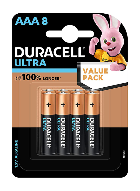 

Duracell Optimum AAA Batteries, 8 Pieces, Black/Gold