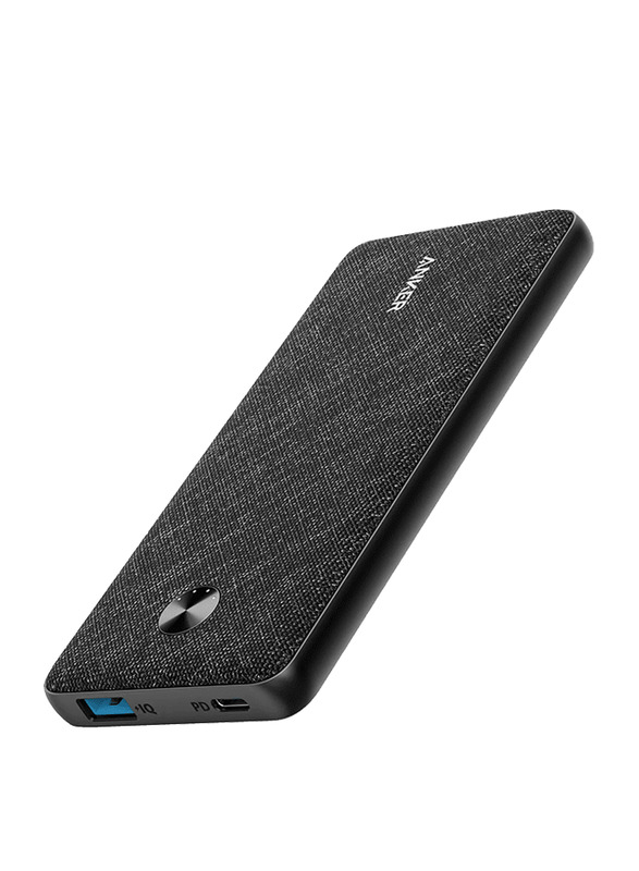 

Anker 10000mAh Wired Ultra slim Power Bank, Black