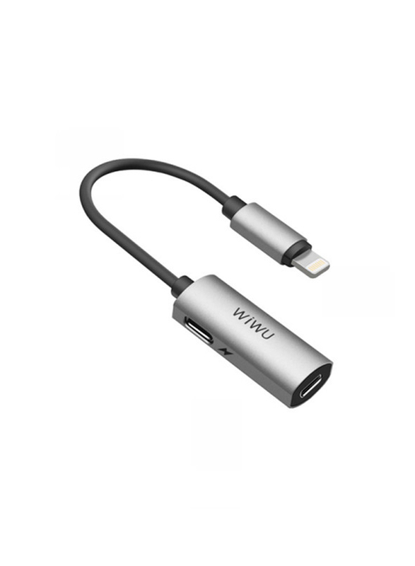 

WIWU Dual Lightning Adapter, Grey