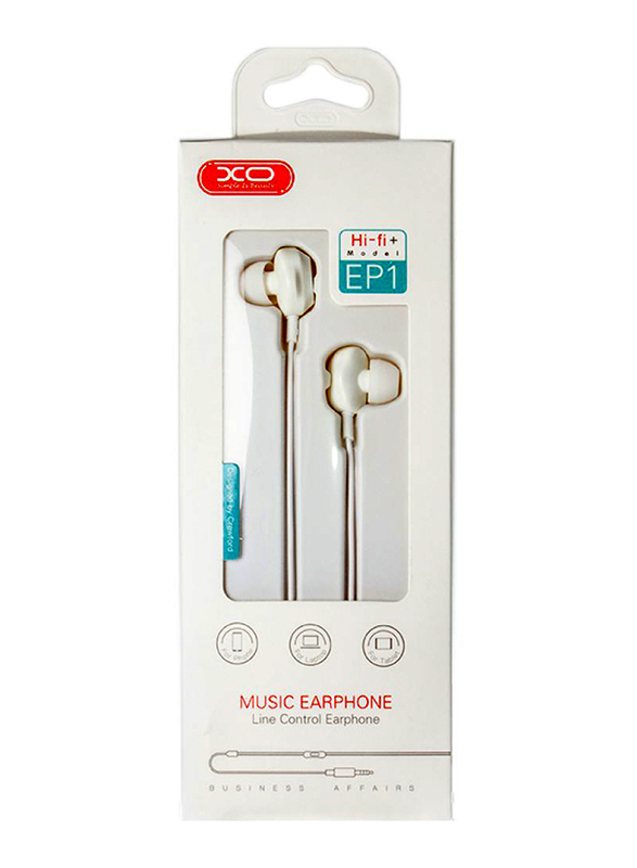 

Xo Ep1 3.5 mm Jack In-Ear Headphones, HPT20231, White