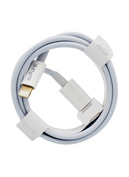 iSafe 1-Meter PD Cable, Lightning to Type-C Cable for Smartphones, White