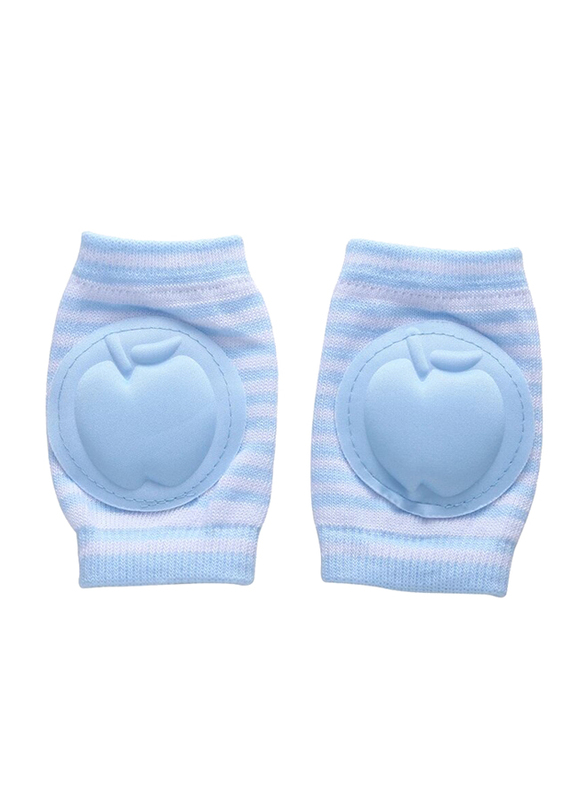 B-Safe Apple Stripes Knee Pads Unisex, Cotton, 18-24 Months, Blue