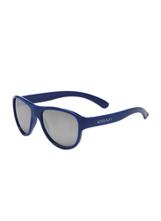Koolsun Full Rim Air Sunglasses Kids Unisex, Grey Lens, KS-AIDU003, 3-10 years, Deep Ultramarine