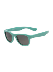 Koolsun Wave Full Rim Sunglasses for Kids, Smoke Lens, 3-10 Years, Aqua Sea
