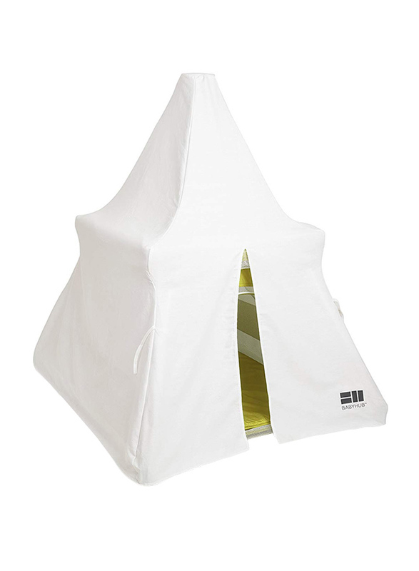 BabyHub SleepSpace Travel Cot, Kiwi Green