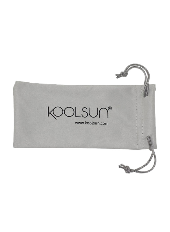Koolsun Full Rim Sport Sunglasses Kids Unisex, Mirrored Orange Revo Lens, KS-SPOLBR006, 6-12 years, Army Green/Taos Taupe
