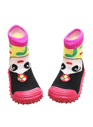 Cool Grip Girl Pink Baby Shoe Socks for Girls, Size 19, 9-12 Months, Pink