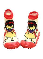 Cool Grip SnowWhite Baby Shoe Socks Unisex, Size 22, 24-36 Months, White