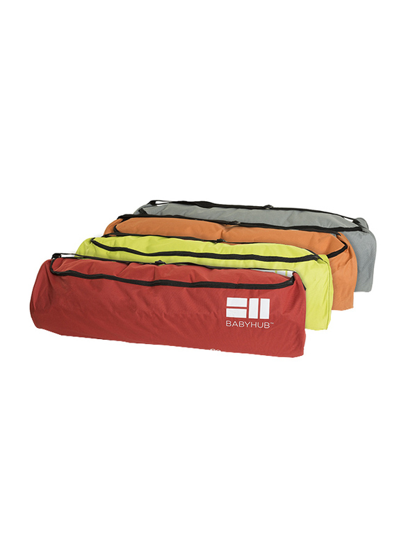 BabyHub SleepSpace Travel Cot, Tangerine Orange