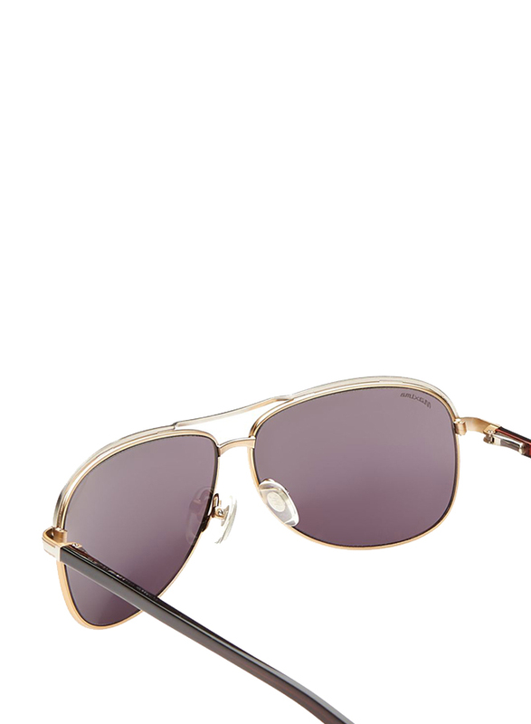 Maxima Full Rim Rectangular Sunglasses for Men, Brown Lens, MX0015-C4, 61/11/135
