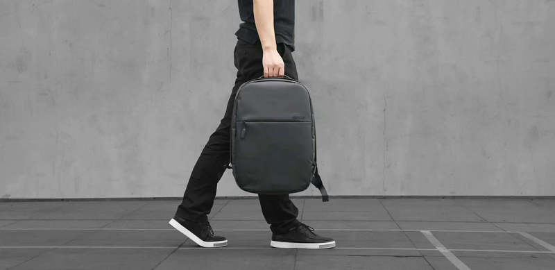 Eloop City B1 17-inch Waterproof Backpack Laptop Bag, Dark Grey