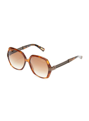 Lanvin Full Rim Butterfly Sunglasses for Women, Brown Lens, SLN549-57-ALE, 57/18/140