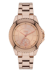 Storm Analog Watch for Women with Stainless Steel Band, Water Resistant and Chronograph, ST-47253/RG, Rose Gold