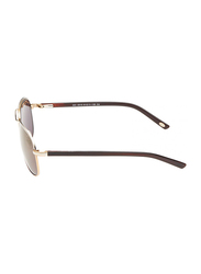 Maxima Full Rim Rectangular Sunglasses for Men, Brown Lens, MX0015-C4, 61/11/135