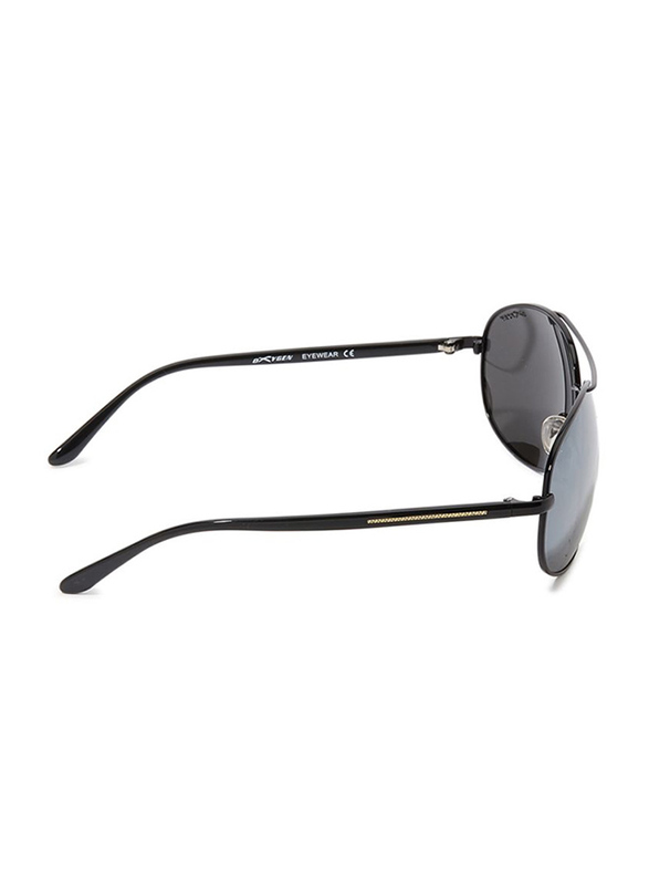 Oxygen Full Rim Aviator Sunglasses Unisex, Grey Lens, OX9006-C4, 64/14/125