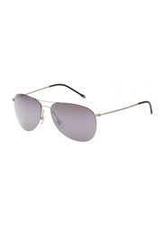 Maxima Polarized Full Rim Aviator Sunglasses Unisex, Grey Lens, MX0003-C3, 59/15/145