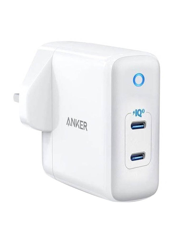 

Anker Powerport III 2-Port Wall Charger, 45W, White