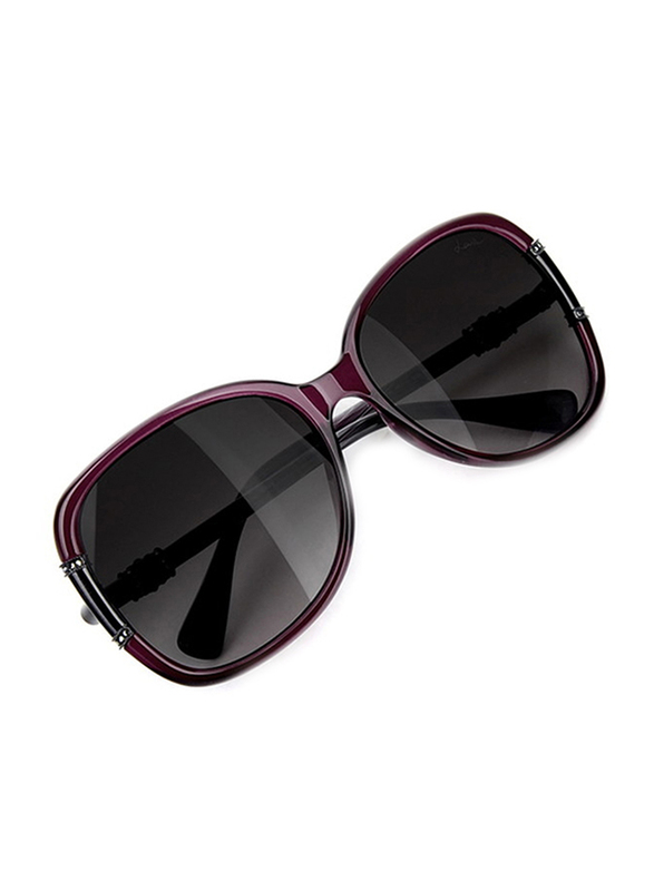 Lanvin Full Rim Butterfly Sunglasses for Women, Grey Lens, SLN508S-60-9PW, 60/17/130