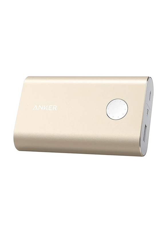 

Anker 10050mAh PowerCore Plus Power Bank with Micro-USB Input, Gold