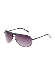 Maxima Full Rim Aviator Sunglasses for Men, Gradient Black Lens, MX0007-C15, 67/11
