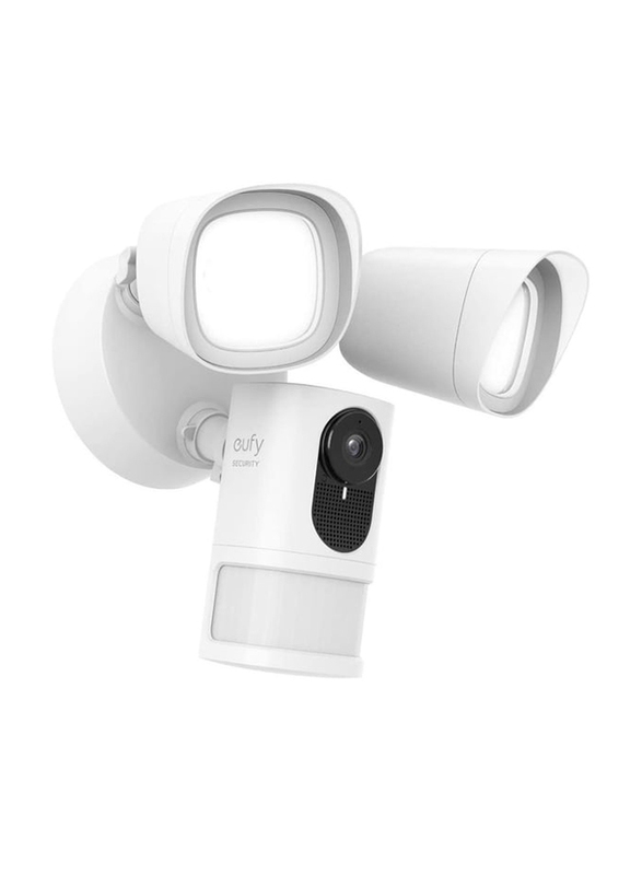 

Eufy Security Floodlight Camera with Local Storage, 2500 Lumens, White