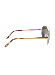 Gf Ferre Full Rim Aviator Sunglasses Unisex, Brown Lens, GF980-05, 51/11/140
