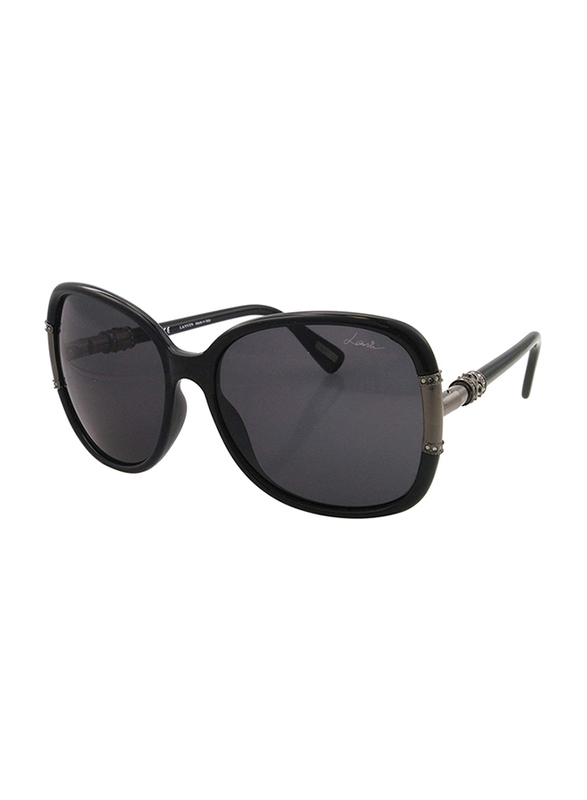 Lanvin Full Rim Butterfly Sunglasses for Women, Grey Lens, SLN508S-60-Z42, 60/17/130