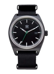 Adidas Analog Watch for Men with Fabric Band, Water Resistant, Z09-3045-00, Black