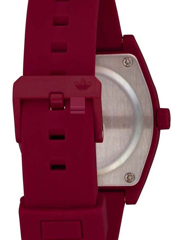 Adidas Process SP1 Analog Unisex Watch with Silicone Band, Water Resistant, Z10-2902-00, Burgundy