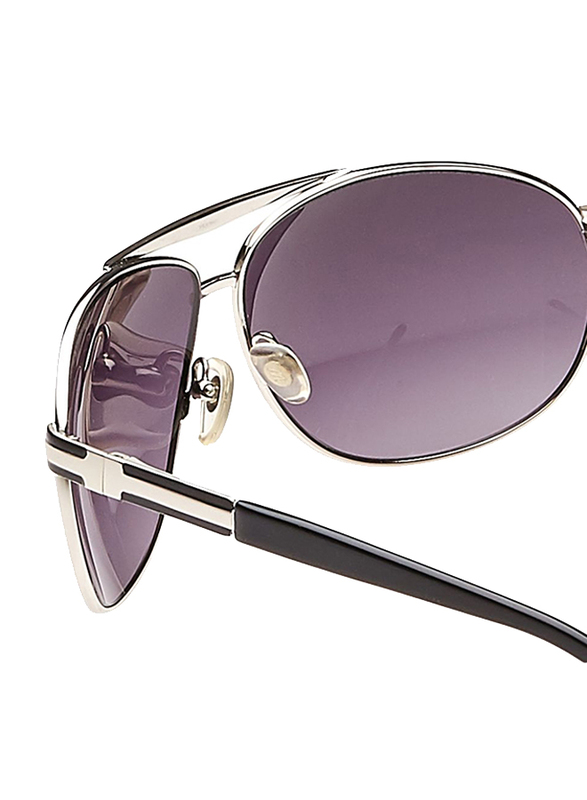 Maxima Full Rim Aviator Sunglasses for Men, Black Lens, MX0008-C3, 67/11/125