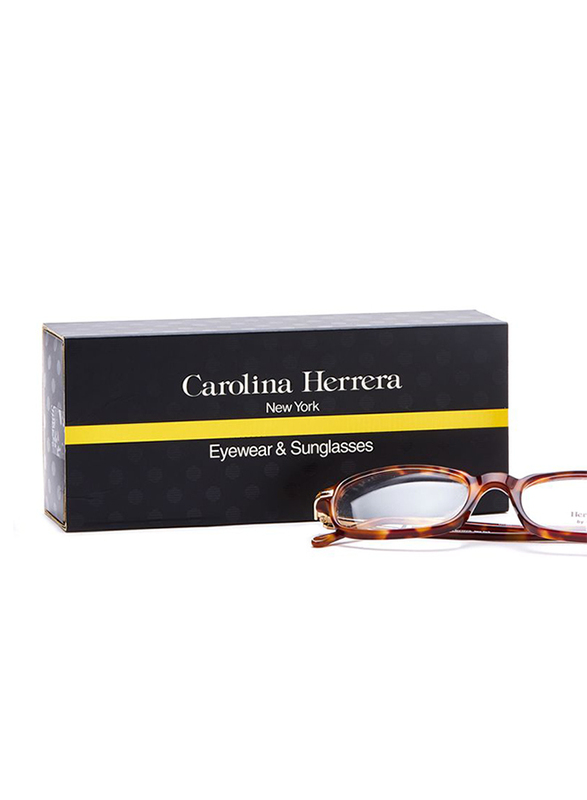 Carolina Herrera Full Rim Rectangular Reading Glasses for Men, Clear Lens, CH601-CA550, 50/19/140
