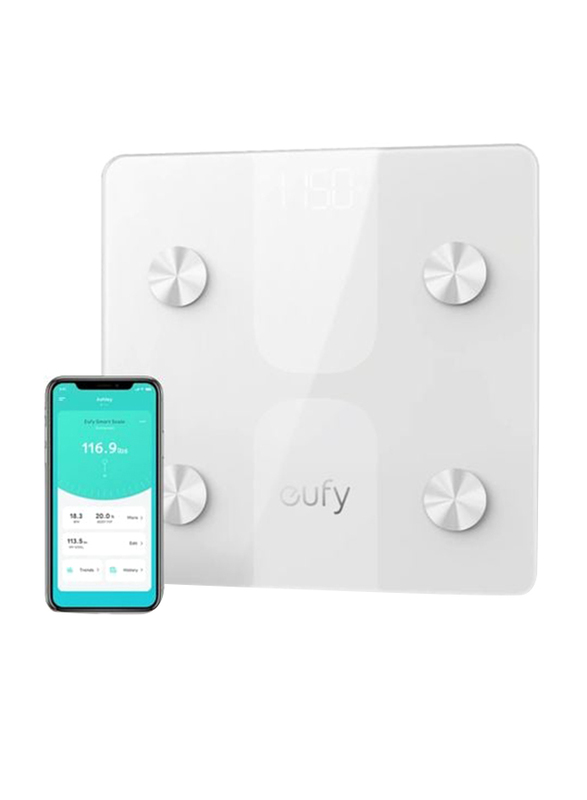 

Eufy C1 Smart Scale with Bluetooth, White