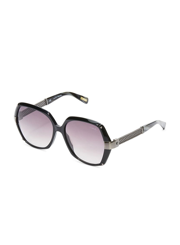 

Lanvin Full Rim Butterfly Sunglasses for Women, Purple Lens, SLN549-57-700, 57/18/140