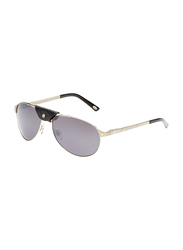 Maxima Full Rim Aviator Sunglasses for Men, Gradient Black Lens, MX0013-C3, 58/16