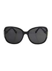 Lanvin Full Rim Butterfly Sunglasses for Women, Grey Lens, SLN508S-60-Z42, 60/17/130