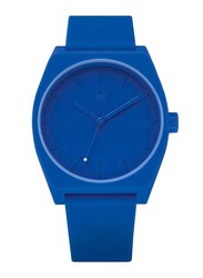 Adidas Process SP1 Analog Unisex Watch with Silicone Band, Water Resistant, Z10-2490-00, Blue
