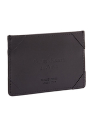Cesare Paciotti Leather Credit Card Holder for Men, Black