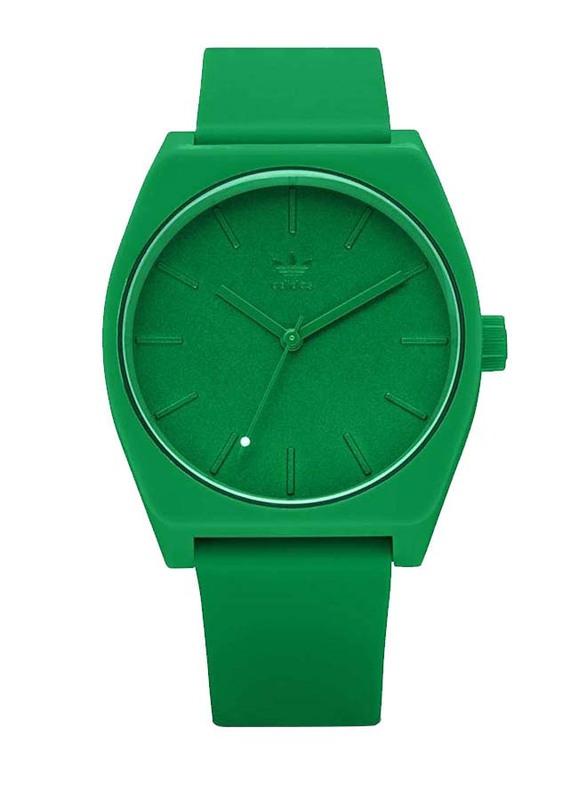 Adidas Process SP1 Analog Unisex Watch with Silicone Band, Water Resistant, Z10-2905-00, Green