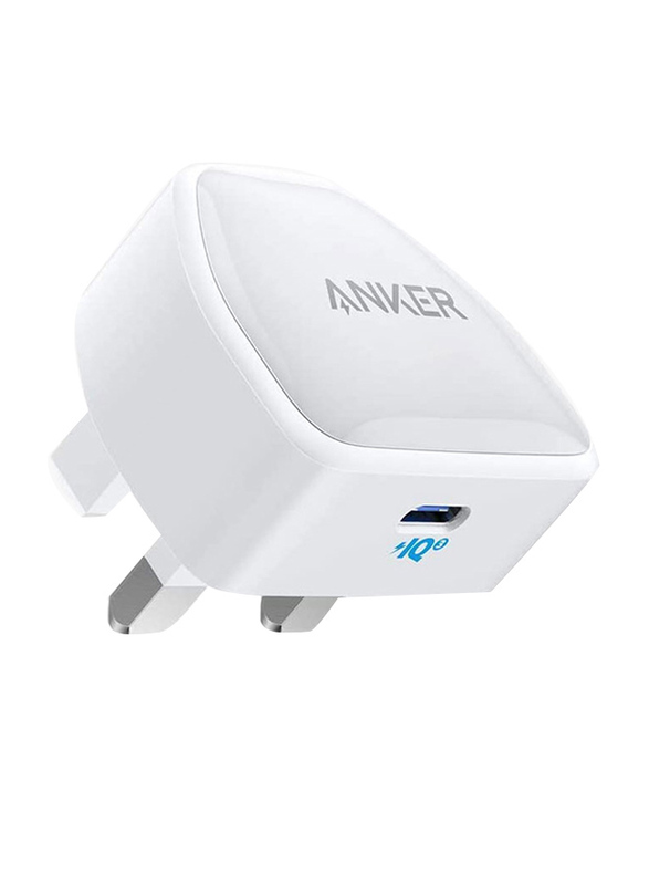 

Anker Powerport III Nano USB-C Charger Adapter, 20W, White