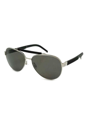 Gf Ferre Full Rim Aviator Sunglasses for Women, Grey Lens, GF982-01, 58/14/135