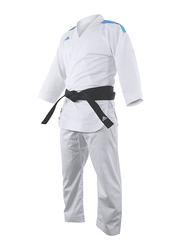 Adidas 190cm Stripes Karate Uniform without Belt, K0, White/Blue