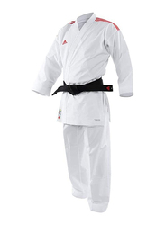 Adidas 175cm Stripes Karate Uniform without Belt, K0, White/Red