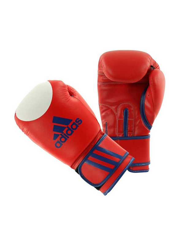 

Adidas 10-oz Kspeed200 Kick Boxing Gloves, Red/White