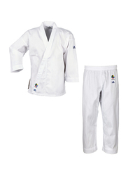 Adidas 180/190cm Evolution Karate Uniform, Brilliant White