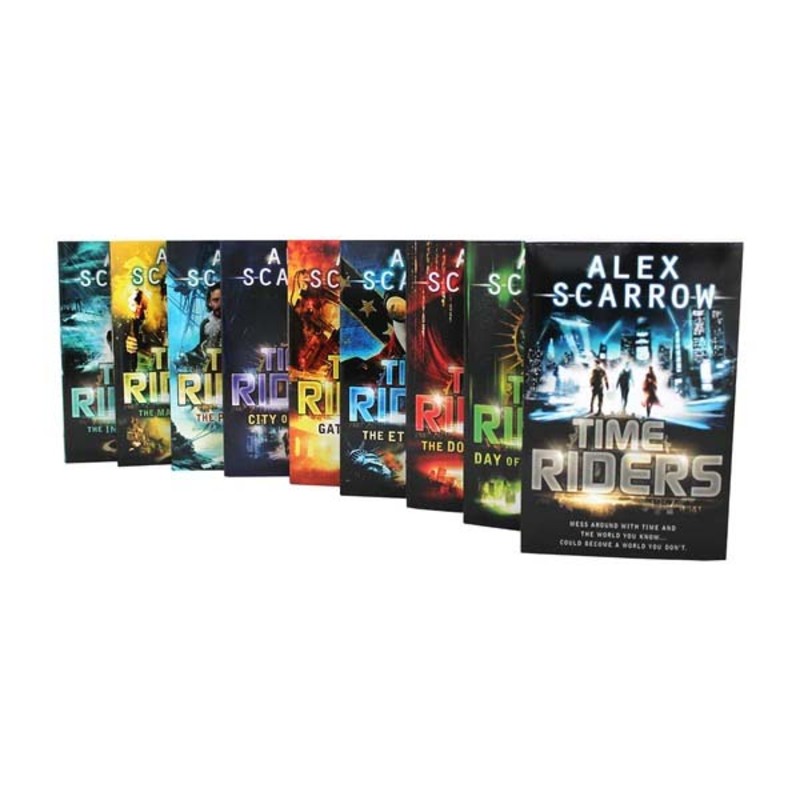 The Time Riders 9-Books Set, Paperback Book, By: Alex Scarrow