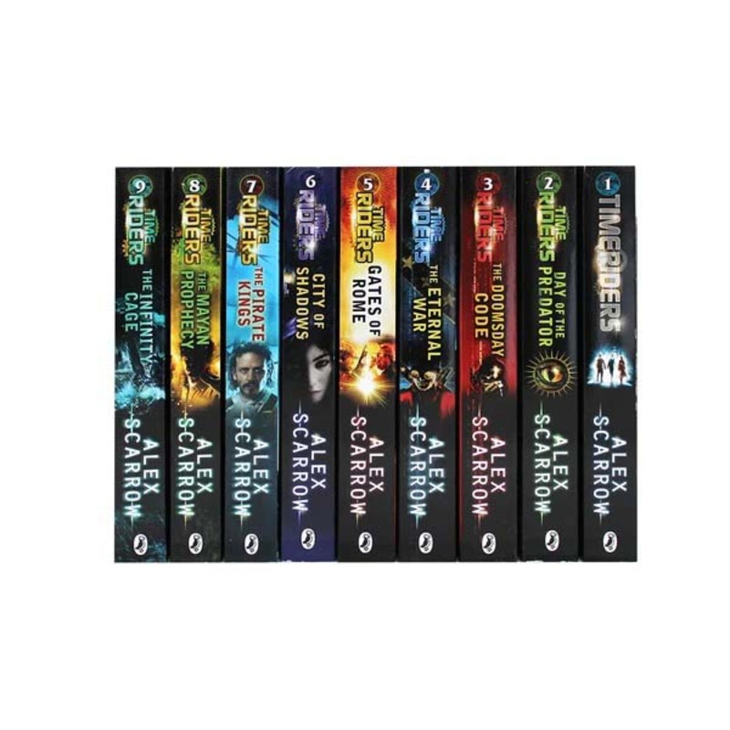 The Time Riders 9-Books Set, Paperback Book, By: Alex Scarrow
