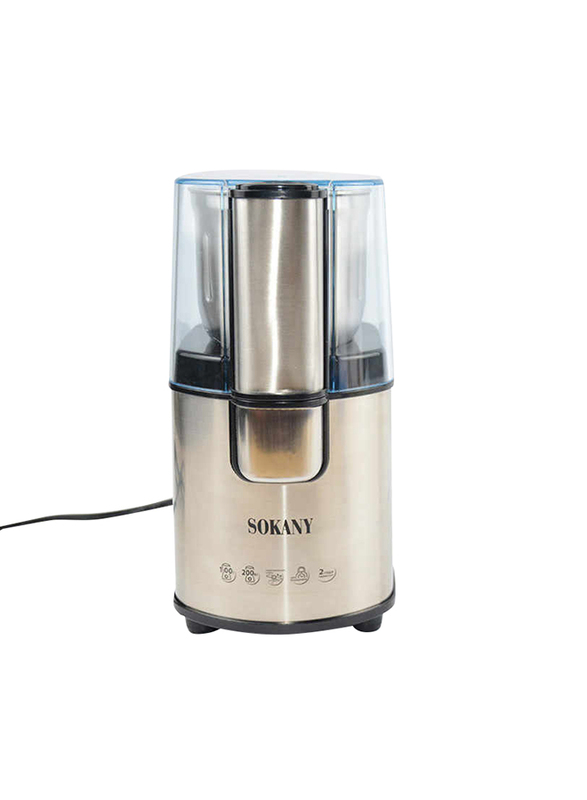 

Sokany Coffee Grinder, Chrome Plated Silver