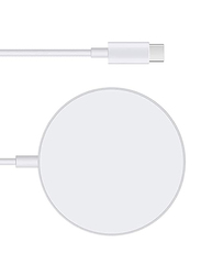 Magnetic 15W Wireless Charger for Magsafe Charger, White