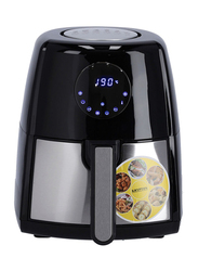 Krypton 3.5L Digital Air Fryer with Hot Air Circulation Technology, 1500W, KNAF6227, Silver/Black